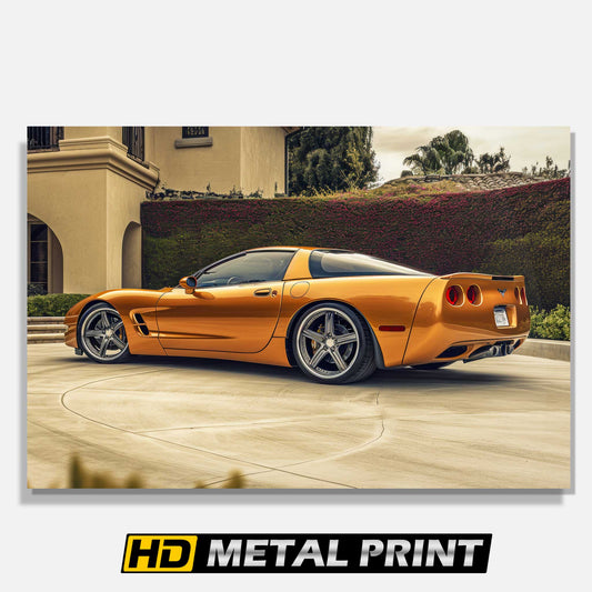 2004 Chevrolet Corvette C5 Metal Poster
