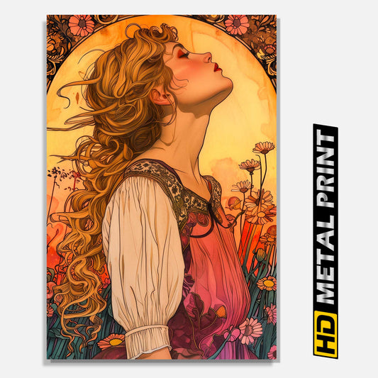 Art Nouveau Taylor Swift Metal Poster