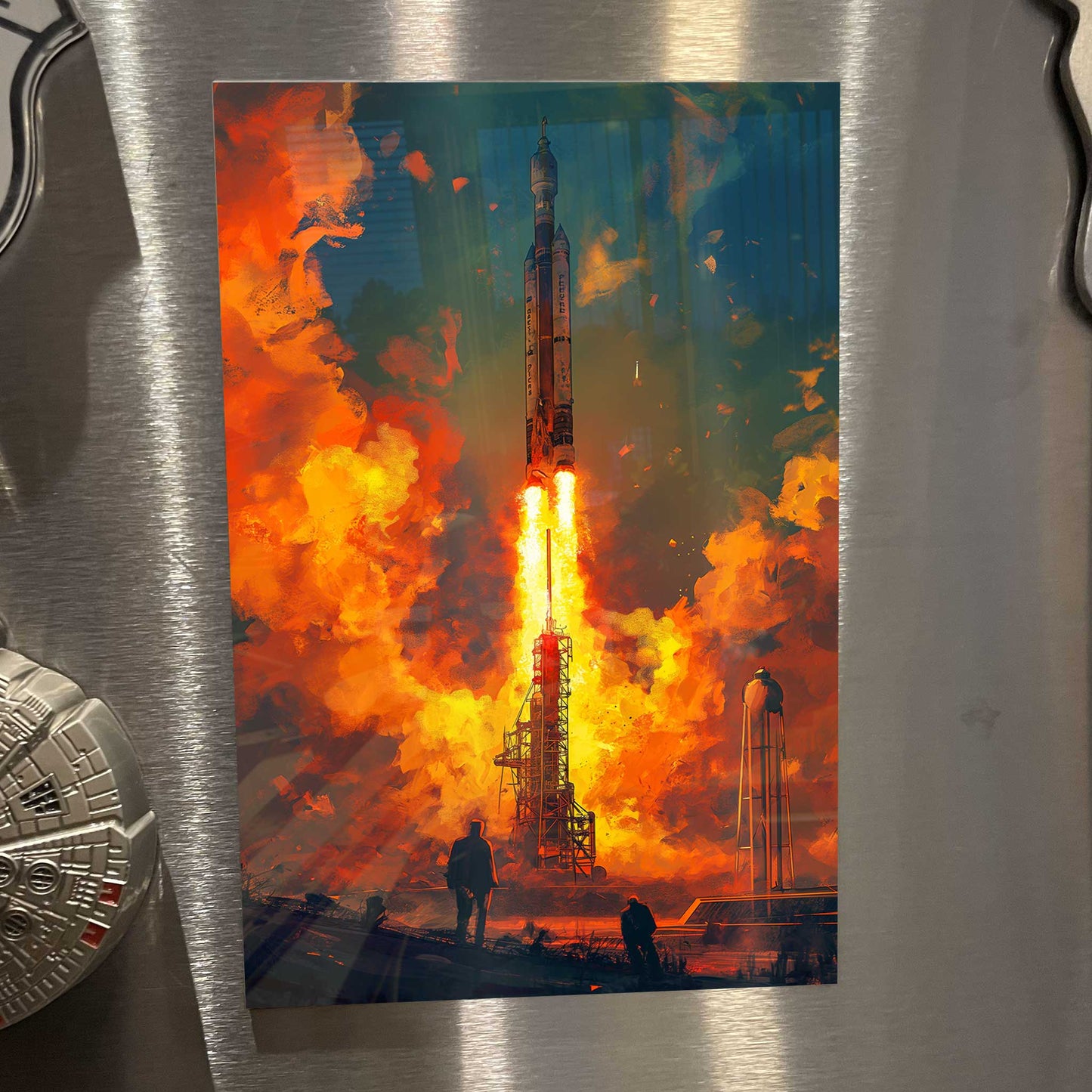 SpaceX Falcon 9 Metal Print