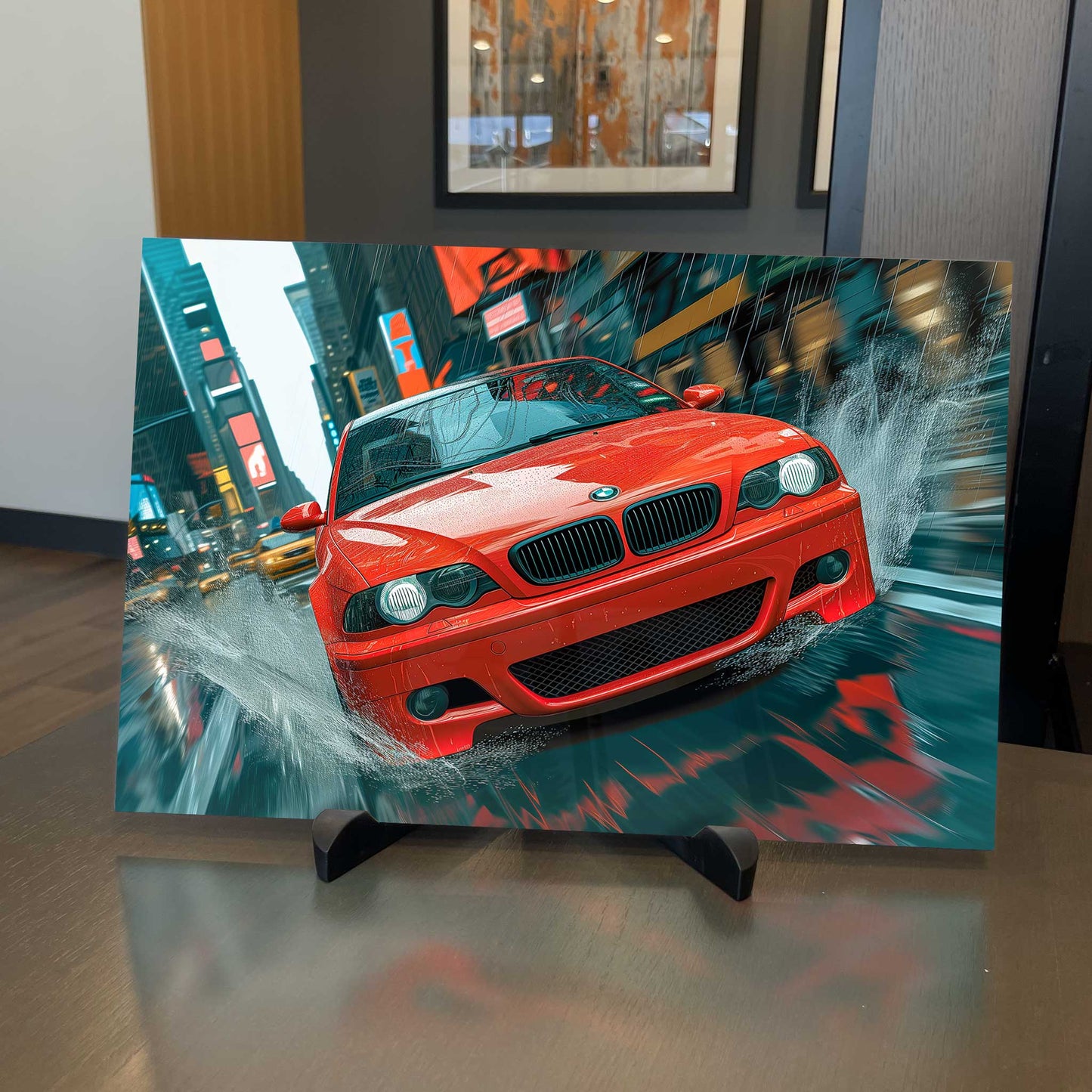 2005 BMW M5 Digital Painting on Metal