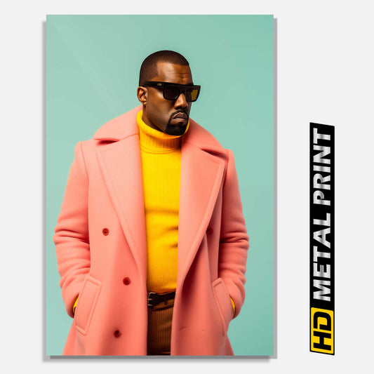 Kanye West Vogue Photoshoot Metal Print