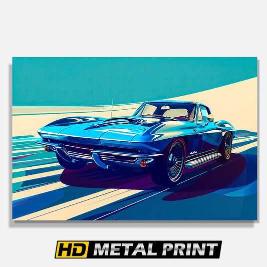 1967 Corvette C2 Metal Print