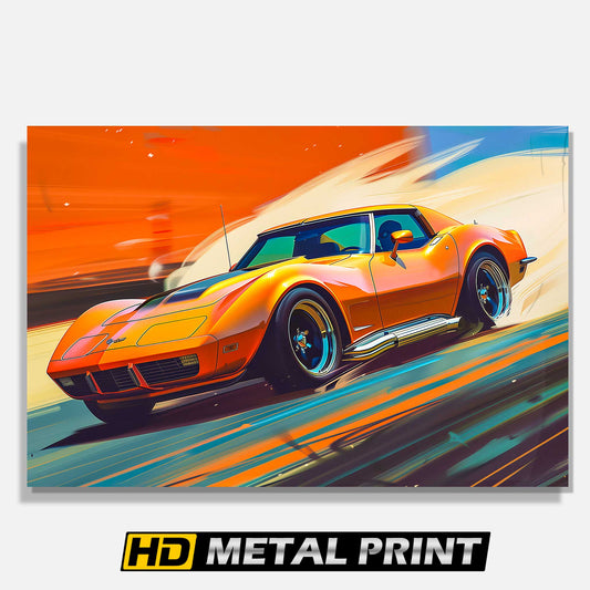 1980 Corvette C3 Metal Print