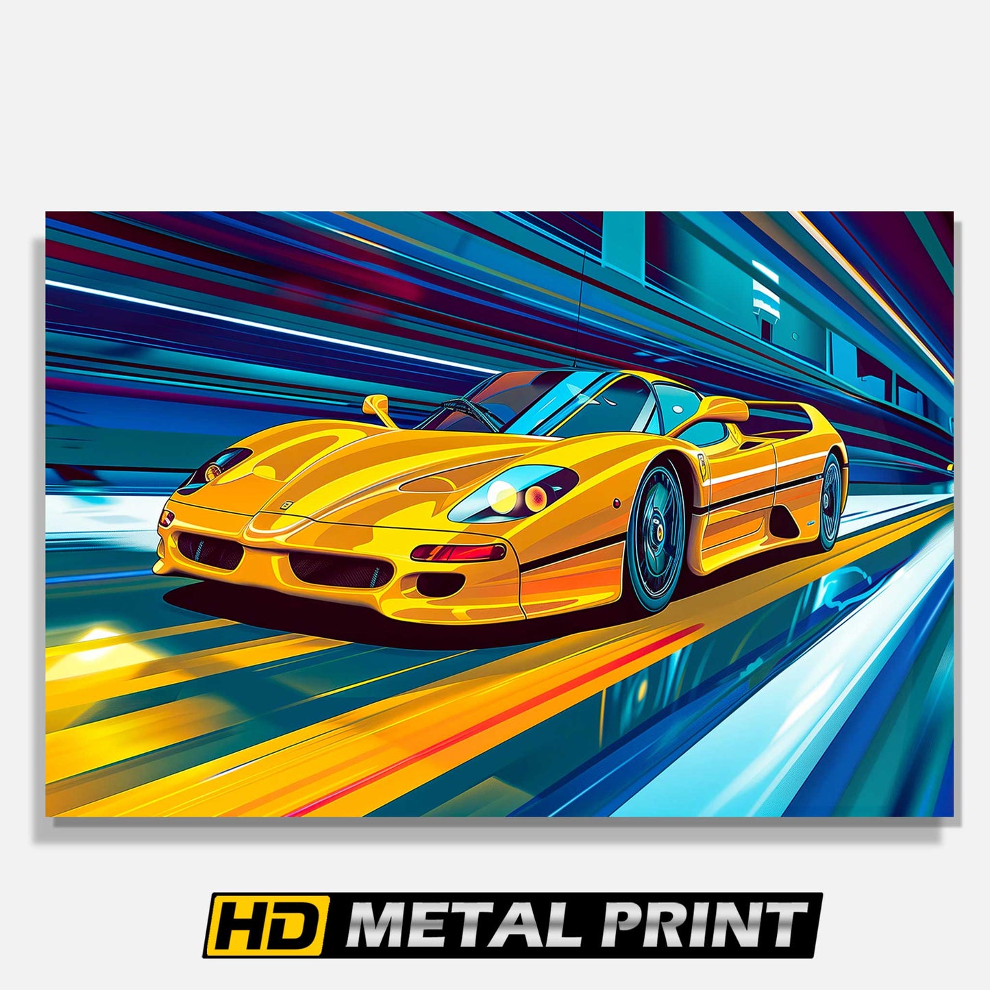 1996 Ferrari F50 Metal Print