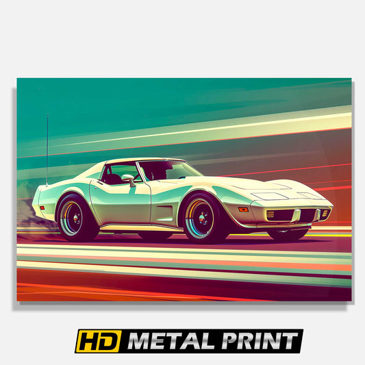 1980 Chevrolet Corvette C3 Metal Print