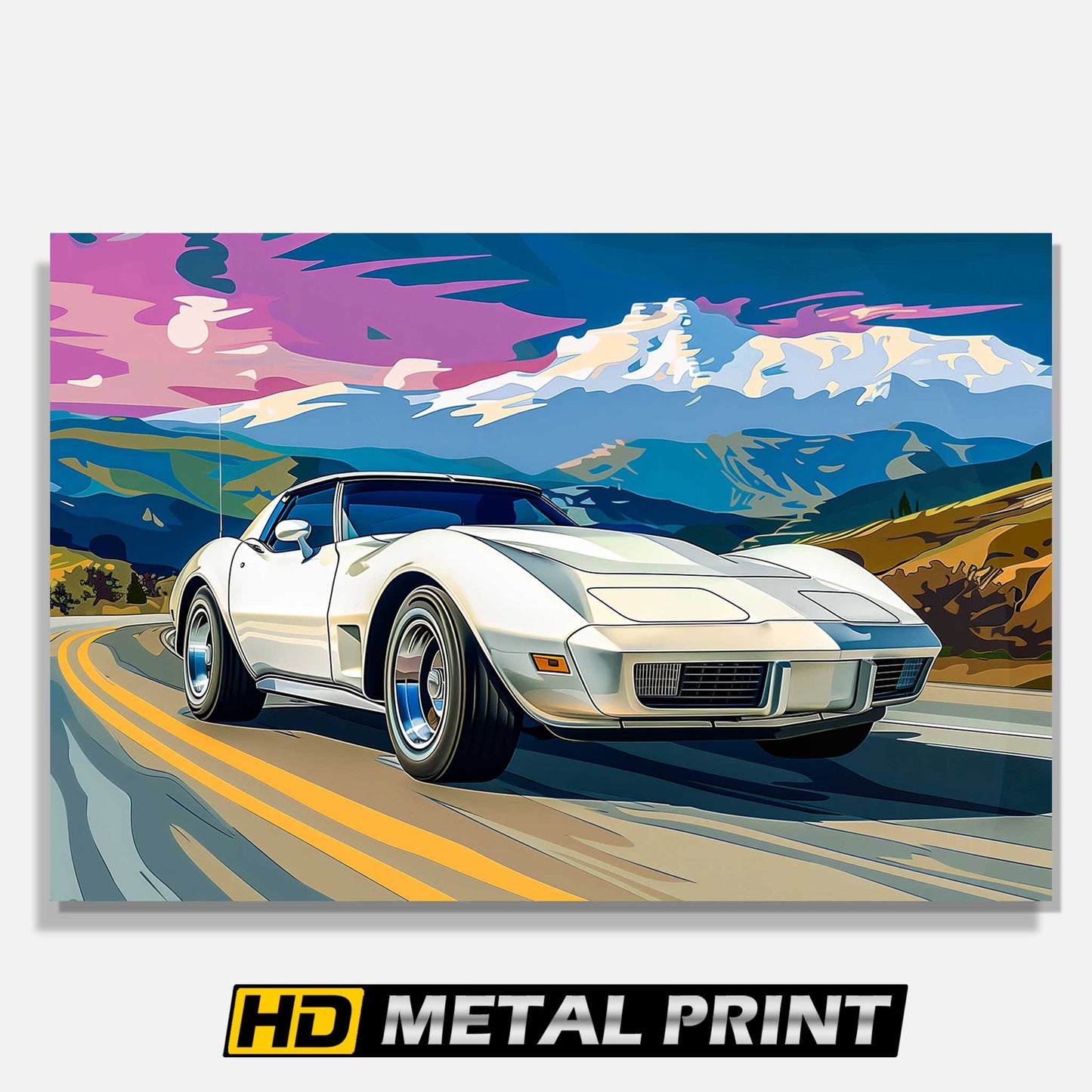 1980 Chevrolet Corvette C3 Metal Print