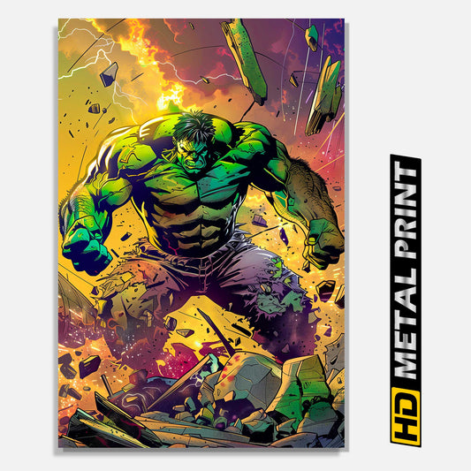 The Incredible Hulk Metal Print