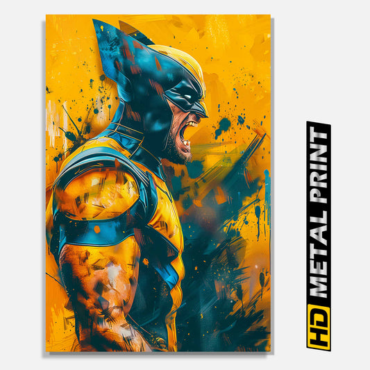 Wolverine X-Men Metal Print