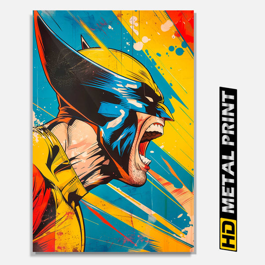 Wolverine X-Men Metal Print