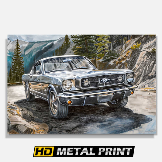 Classic 1966 Ford Mustang Metal Print